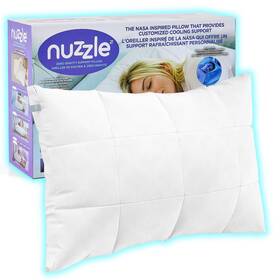 Nuzzle 706384352383 Cooling Adjustable Pillow For Side Standard Size Set Of 1 White