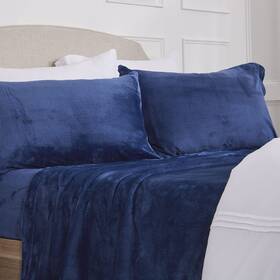 Ny Loft 810081440127 Ultra Soft Micro Fleece Sheets Set With Extra Deep Pockets Velve