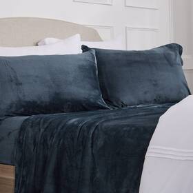 Ny Loft 810081440479 Ultra Soft Micro Fleece Sheets Set With Extra Deep Pockets Velve