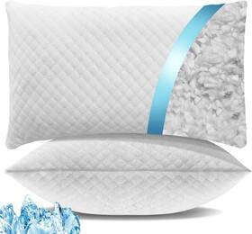 Hmz-q-2 Oaisz Shredded Memory Foam Pillows Cooling Bed Queen 2 Pack White Hmz-q-2 Oaisz Shredded Memory Foam Pillows Cooling Bed Queen 2 Pack White