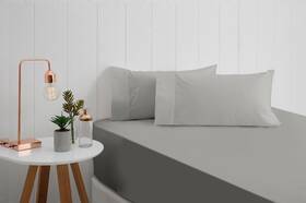 Rso-t353db-pw Odyssey 100% Cotton Sheet Set Pewter - Double
