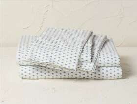 81782125 Opalhouse Designed With Jungalow Cotton Percale Sheet Set - King 81782125 Opalhouse Designed With Jungalow Cotton Percale Sheet Set - King