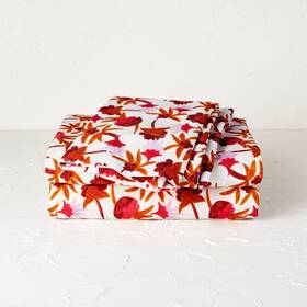 85239535 Opalhouse Designed With Jungalow Twin/twin Xl Printed Cotton Percale Sheet Set Natalia Floral