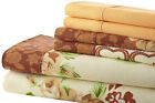 6-pieceprinted Orange Sheet Home Linen Spirit Palazzo Set Brown Queen 103gsm 6-pieceprinted Orange Sheet Home Linen Spirit Palazzo Set Brown Queen 103gsm
