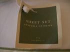 9237322 Organic White Set Sheet Naturals Item Portugal Pottery Bnip Barn King