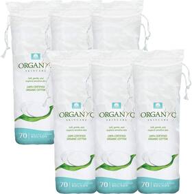 Orgbt02-420count Organyc - 100% Certified Organic Cotton Rounds Biodegradable Chemical