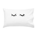 P-116v2std Susannah Oh Closed Eyelashes Pillowcases Standard Size Pillowcase 723282206594
