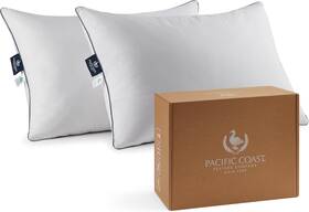 Pcf-p2401fpggf Pacific Coast Goose Feather And Down Bed Pillows Standard Pack Of 2 White