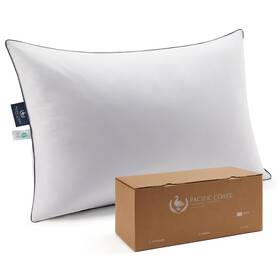 Pcf-p2401fpggf-k2p Pacific Coast Bed Pillow Hotel Collection Goose Queen Pack Of 1 White