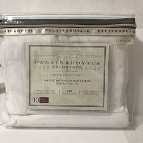 Palais Royale 806222391670 630 Thread Count Twin Xl Sheet Set 100% Egyptian Cotton Sateen