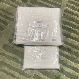 Parachute 843734181160 Percale Fitted Sheet Queen Size And Standard Pillowcase Set New