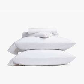 94205792 Parachute Queen Relaxed Linen Sheet Set White -