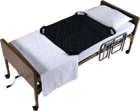 Pa45057 Patient Aid Positioning Sheet With Handles For Patients 57 Inch X40 - Black Pa45057 Patient Aid Positioning Sheet With Handles For Patients 57 Inch X40 - Black