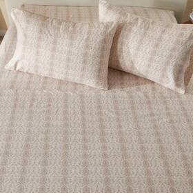 90352617 Patina Vie Queen Vintage Printed Flannel Sheet Set Geometric Beige Includes 2 90352617 Patina Vie Queen Vintage Printed Flannel Sheet Set Geometric Beige Includes 2