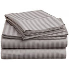 Pct Fine Linens 1000 Thread Count Egyptian Cotton Sheets Dobby Stripe Full Gray 645470111315 Pct Fine Linens 1000 Thread Count Egyptian Cotton Sheets Dobby Stripe Full Gray 645470111315