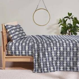 Pendleton 008889225712 New Flannel Sheet Set King Westward Journey 100% Cotton Premium Weight