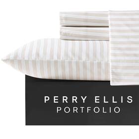 Perry Ellis 735732241352 Portfolio - Sheet Set Resistant Bedding With Matching Pillowcases Lightweig