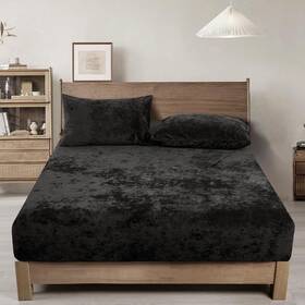 Phf 445046520540 Truly Velvet Fitted Sheet Only Queen Size Luxury Super Soft Cozy Comfy Flan Phf 445046520540 Truly Velvet Fitted Sheet Only Queen Size Luxury Super Soft Cozy Comfy Flan