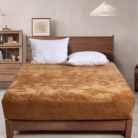 Phf 726084266858 Truly Velvet Fitted Sheet Only Queen Size Luxury Super Soft Cozy Comfy Flee