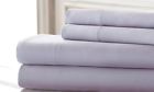 Piece Set Overseas 4 Queen Cotton Lilac - Amrapur Sheet