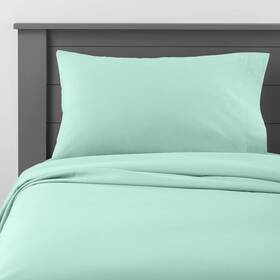 80775159 Pillowfort Full Solid Cotton Kidsft Sheet Set Mint - 80775159 Pillowfort Full Solid Cotton Kidsft Sheet Set Mint -