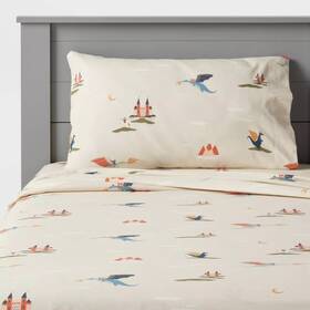 89147212 Pillowfort Queen Dragon Cotton Kidsft Sheet Set - 89147212 Pillowfort Queen Dragon Cotton Kidsft Sheet Set -