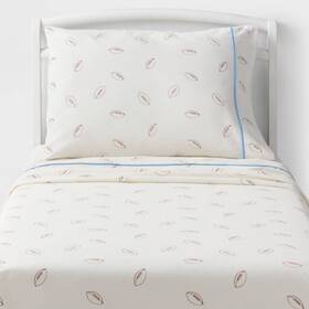 94270602 Pillowfort Queen Football Kidsft Cotton Sheet Set - 94270602 Pillowfort Queen Football Kidsft Cotton Sheet Set -