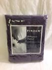 L001s Pinzon Velvet Solid Gram Pillowcase Pair King Flannel Aubergine 190