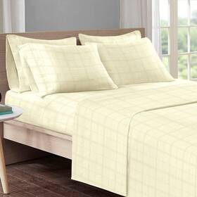 Pizuna 905526063930 100% Cotton Queen Fitted Sheet Only 300 Thread Count Long Staple Cotto