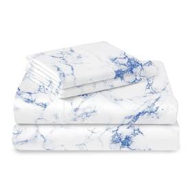 Pizuna 905526096525 Pure 100% Cotton Sheets King Size Luxurious 400 Thread Count Long Stap