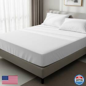 Pizuna B08kqgg88m Pure 100 Cotton Queen Fitted Sheet Only 600 Thread Count Long Staple