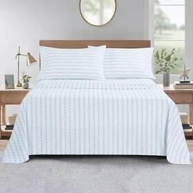 Point-home 840125942638 South Fashions 6 Piece Microfiber Full Sheet Set Dorian Geo