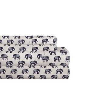 200elephsstx Pointehaven Sheet Set Twin Xl Elephant
