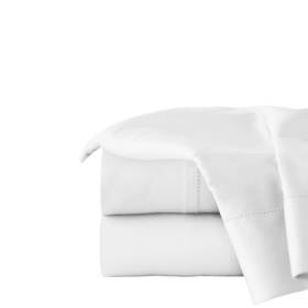 Pointehaven 812194024058 410tc Long Staple Cotton Deep Pocket Oversized Sheet Set Cal King White Pointehaven 812194024058 410tc Long Staple Cotton Deep Pocket Oversized Sheet Set Cal King White