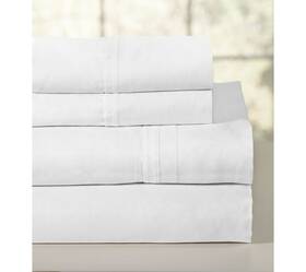 Pointehaven 812194026328 Lullaby Bedding 200 Thread Count Combed Cotton Sheet Set King White Pointehaven 812194026328 Lullaby Bedding 200 Thread Count Combed Cotton Sheet Set King White
