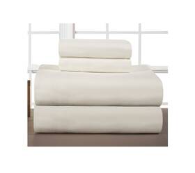 Pointehaven 875108005666 Heavy Weight Flannel Sheet Set Twin Ivory - Warm And Cozy 100% Cotton Flann