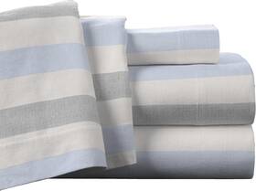 Fp175-q-svn Pointehaven Flannel Deep Pocket Set With Oversized Flat Sheet Queen Savannah