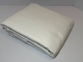 1826098 Pottery Barn Queen Ultra Fine 700 Thread Count Flat Sheet White 96 X 105 Inch