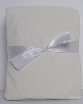 2133208 Pottery Barn 400-thread-count Organic Percale King Sheet Set Classic Ivory New