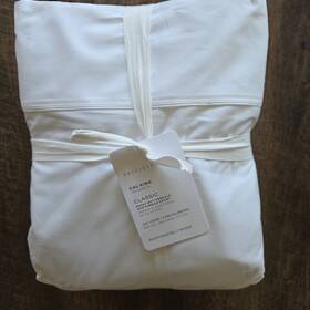 4139742 Pottery Barn Classic Sheet Set 400-thread-count Organic Percale Cal King 4139742 Pottery Barn Classic Sheet Set 400-thread-count Organic Percale Cal King