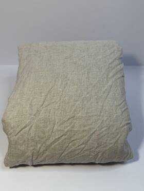 5344675 Pottery Barn King Belgian Flax Linen Fitted Sheet