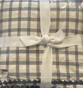 6578973 Pottery Barn Windowpane Yarn-dyed Queen Sheet Set 4 Pcs Navy New 6578973 Pottery Barn Windowpane Yarn-dyed Queen Sheet Set 4 Pcs Navy New