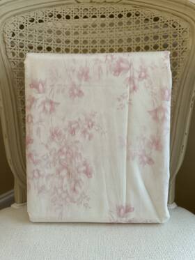 7712850 Pottery Barn Loveshackfancy Ikat Meadow Floral King Flat Sheet Pillowcase Read