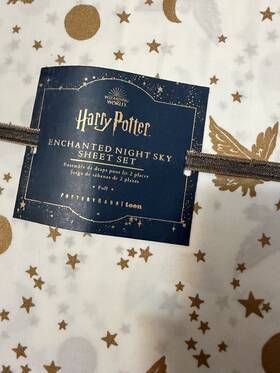 8624786 Pottery Barn Harry Potter Enchanted Night Sky Full Sheet Set 4 White Gold Stars 8624786 Pottery Barn Harry Potter Enchanted Night Sky Full Sheet Set 4 White Gold Stars