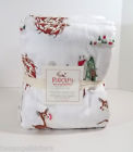 Pottery Barn Kids Rudolph Red-nosed Reindeer Flannel Sheet Set Full New 9041931786404