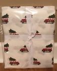 Pottery Barn New Woody Car Organic Full Flat Sheet Standard