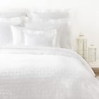 O1106 Pratesi Egyptian Set 100 Portofino Sheet Queen Cotton White Jacquard O1106 Pratesi Egyptian Set 100 Portofino Sheet Queen Cotton White Jacquard