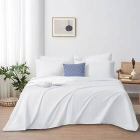 Precious Star Linen 804031173081 Full Size Sheet Set - Soft And Breathable Sheets Hotel Luxury Bed Eg
