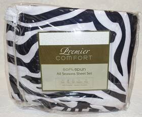 Premier Comfort 675716285838 Twin Xl 3 Pc Sheet Set Zebra Print Soft Spun All Seasons Kohls Premier Comfort 675716285838 Twin Xl 3 Pc Sheet Set Zebra Print Soft Spun All Seasons Kohls