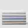 Psa10ql514 Oake Chevron Printed Twill 400 Thread Count Queen Flat Sheet Sand 766370680234